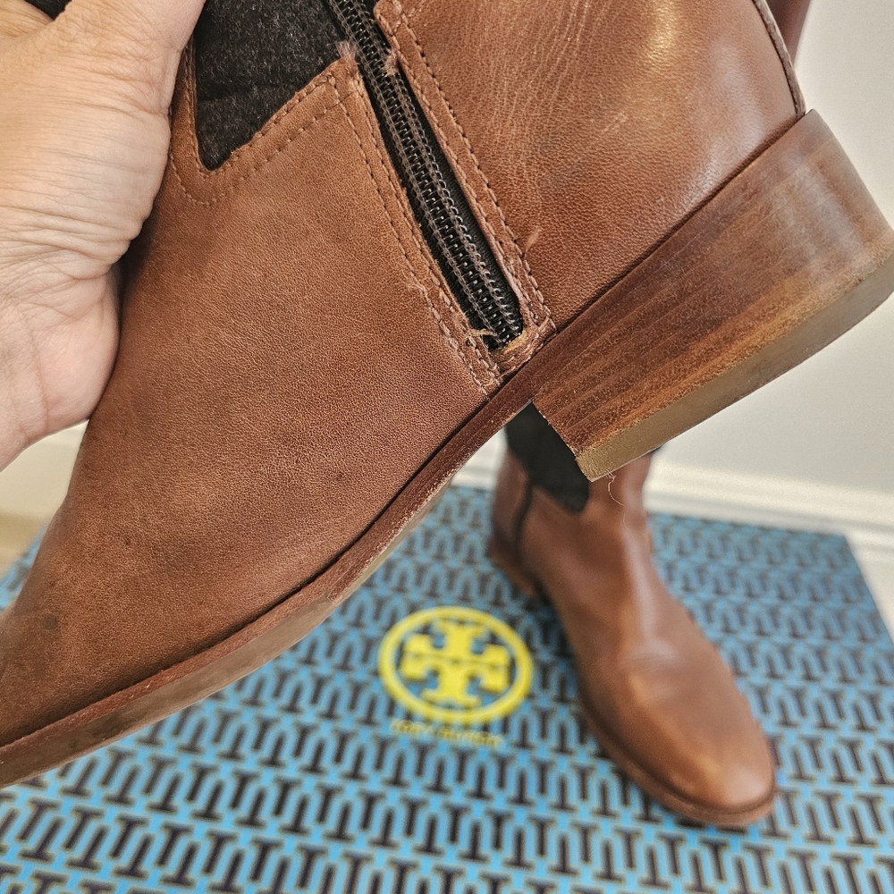 TORY BURCH ROSALIE Quilted Riding Boots - Picture 9 of 14